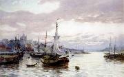 unknow artist, Seascape, boats, ships and warships. 17